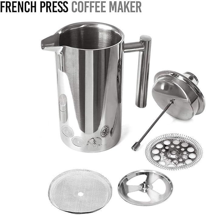 Miniatura 4 de Prensa Francesa De Acero Inoxidable 600